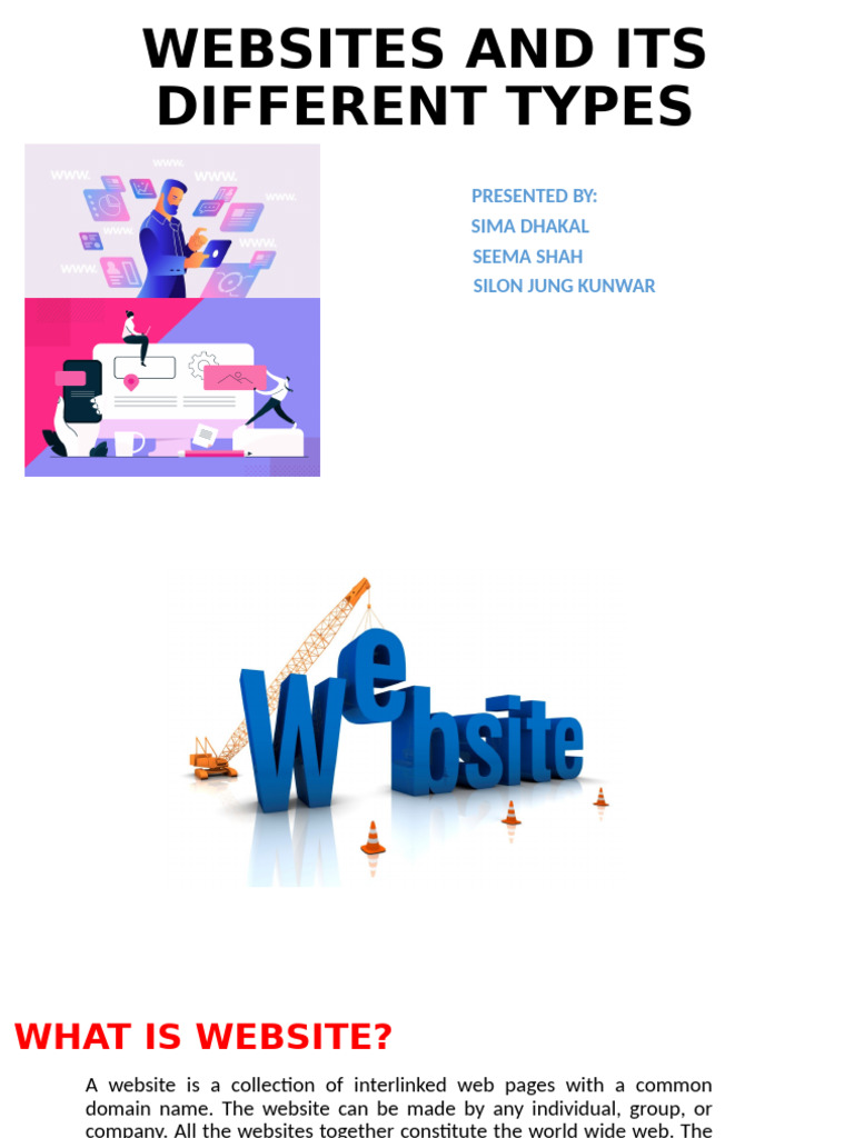Types of Websites Explained | PDF | Websites | World Wide Web