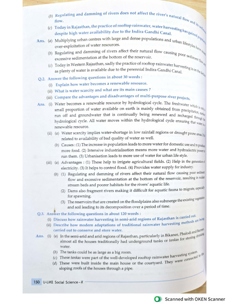 Chapter 3 Water Resource Reference Notes | PDF