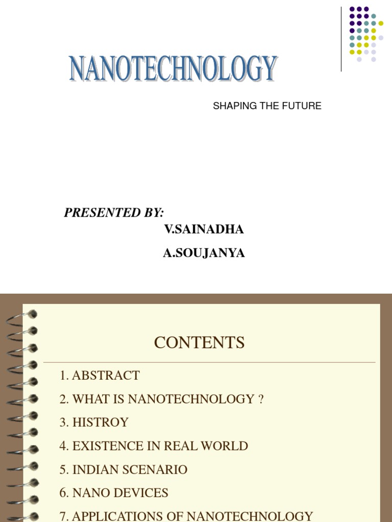 Nanotechnology: Future Applications | PDF | Nanotechnology | Carbon ...