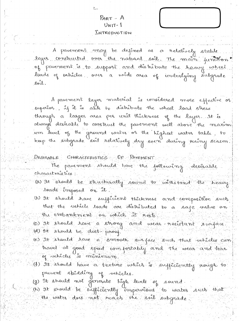 Pavement Design Notes | PDF