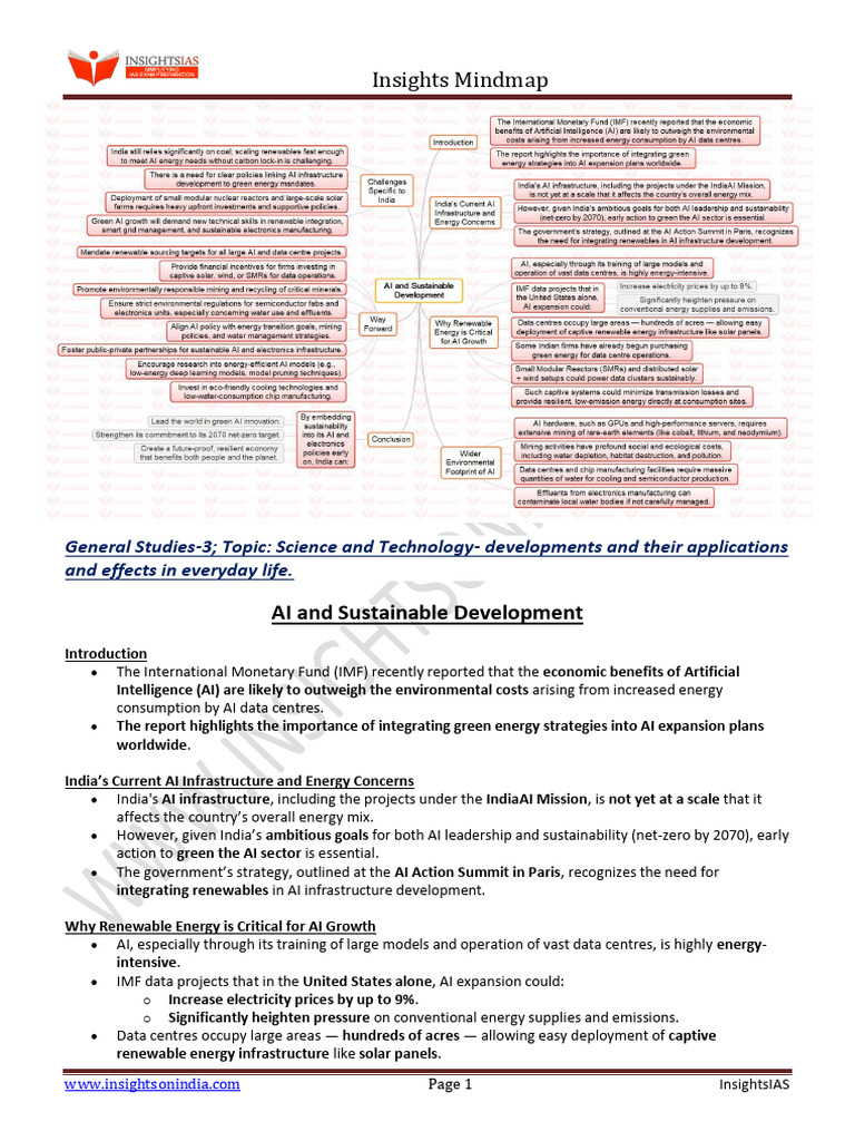 AI's Role in Sustainable Development | PDF | Artificial Intelligence ...