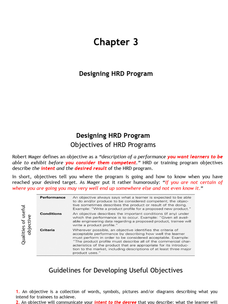 Designing Effective HRD Programs | PDF | Expert | Behavior Modification