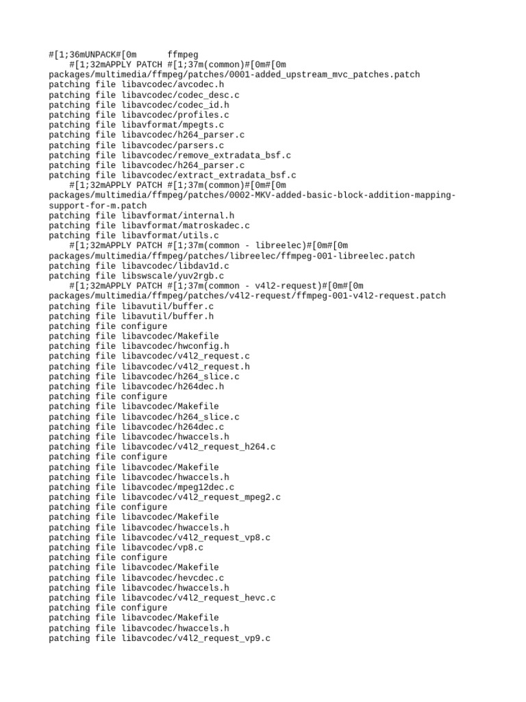 FFmpeg ARNNDN Patch Application Guide | PDF | Computer File Formats