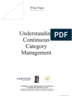 Continuous Category Management