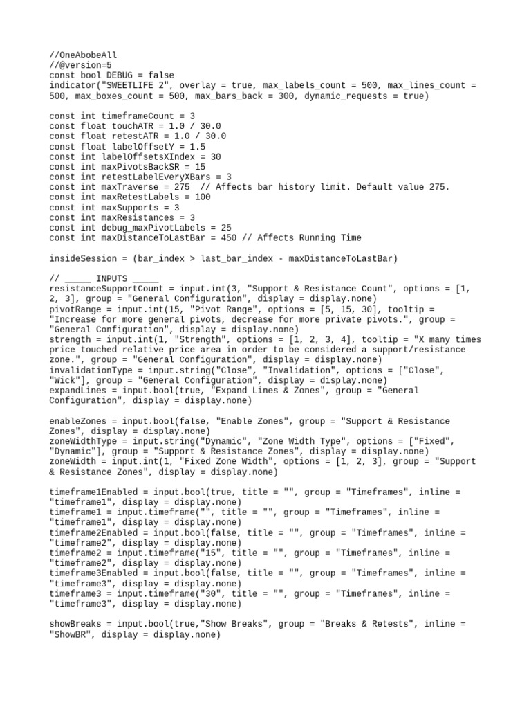 Support and Resistance Flux Charts | PDF | Software Engineering ...