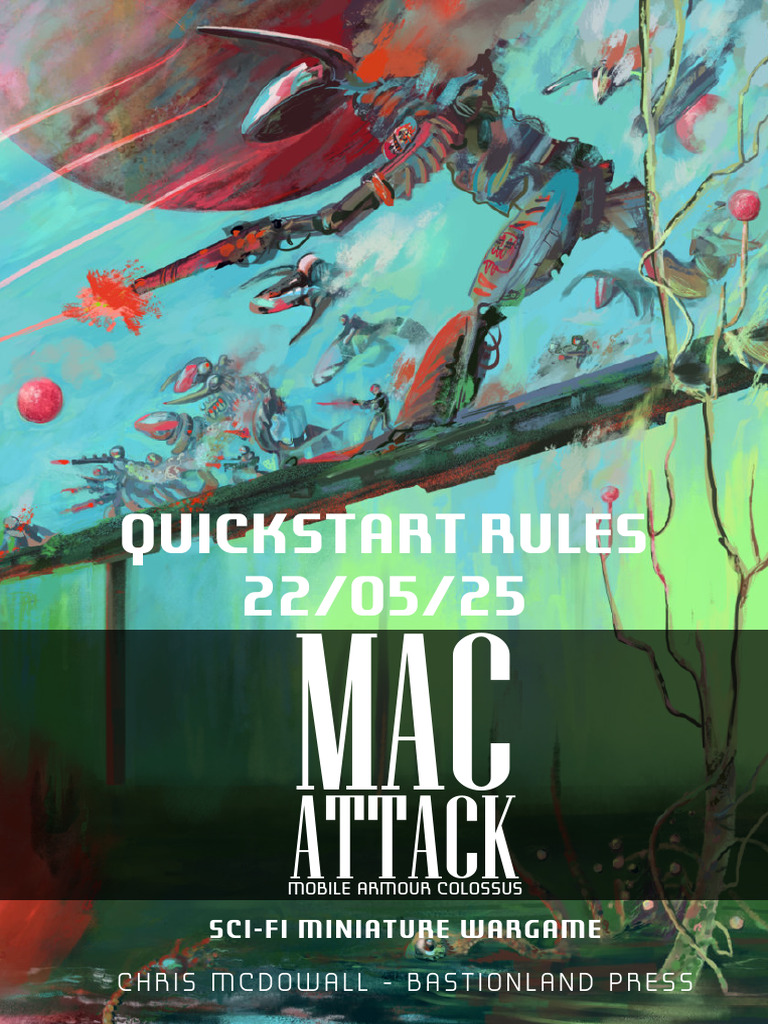 MAC Attack Wargame Quickstart Guide | PDF | Infantry | Radiator
