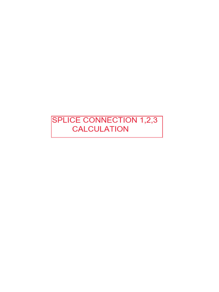 Beam Splice Connection Details | PDF | Beam (Structure) | Welding