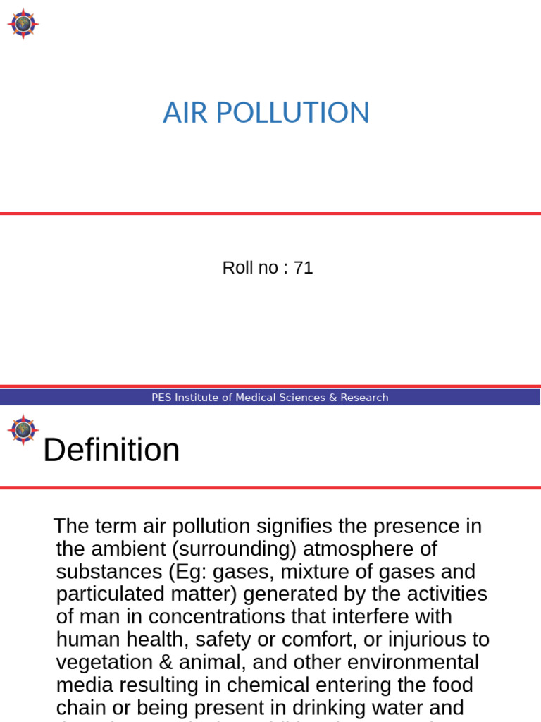 Understanding Air Pollution and Its Effects | PDF | Air Pollution ...