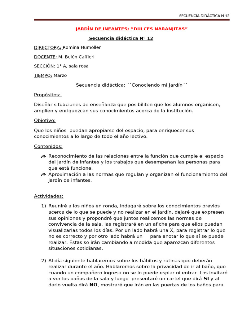 12-CONOCIENDO-MI-JARDIN | PDF | Educación de la primera infancia