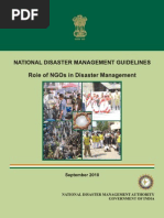 NDMA Guidelines On The Role of NGOs in Disaster Management - Naresh Kadyan