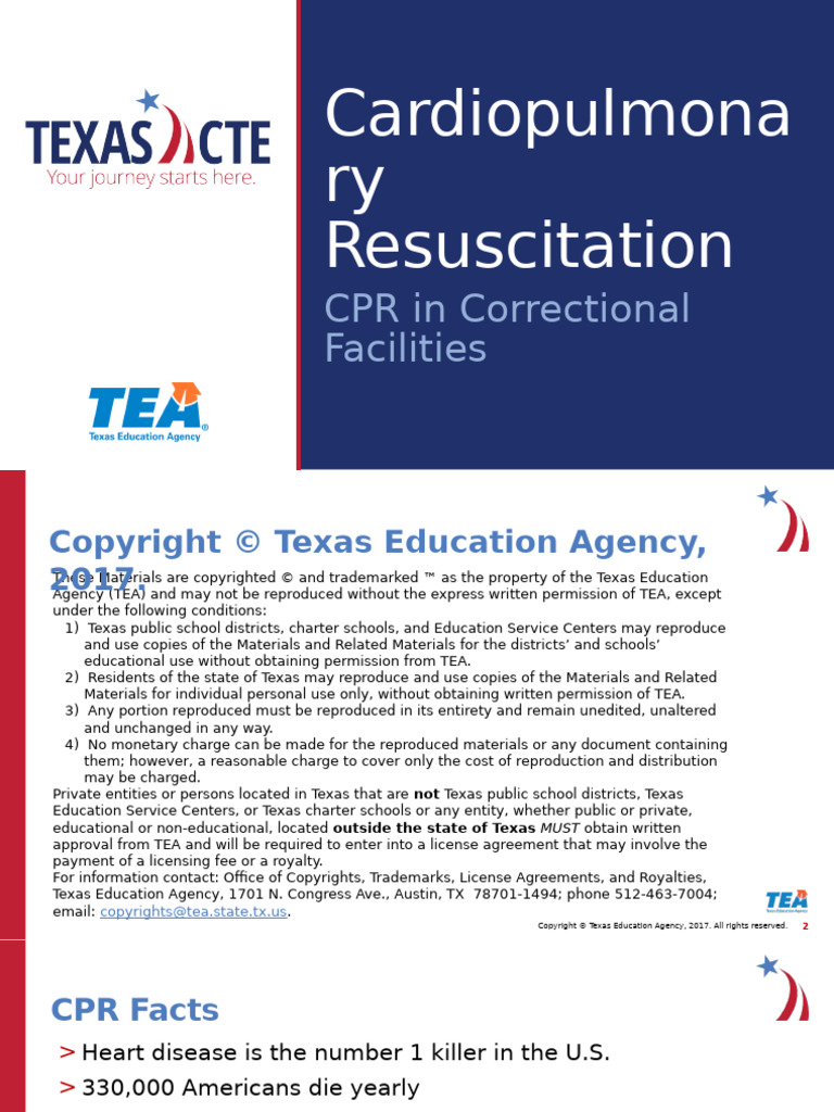 CPR Guidelines for Correctional Facilities | PDF | Cardiopulmonary ...
