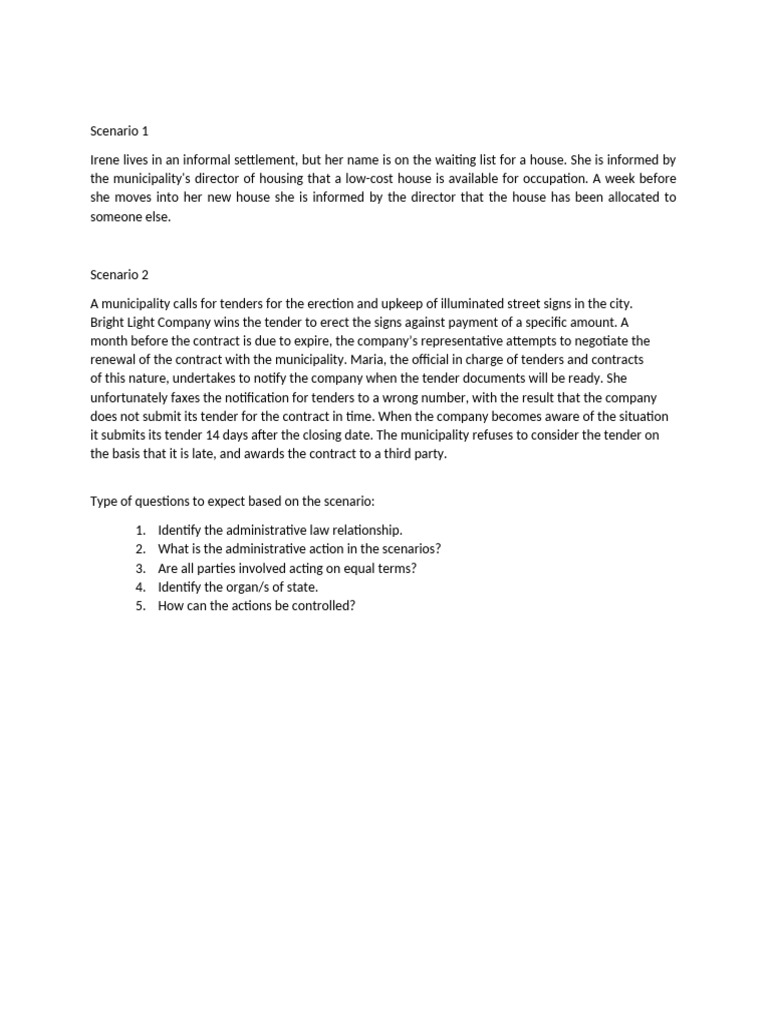 Admin Law Examples | PDF