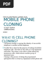 Mobile Phone Cloning: Click To Edit Master Subtitle Style