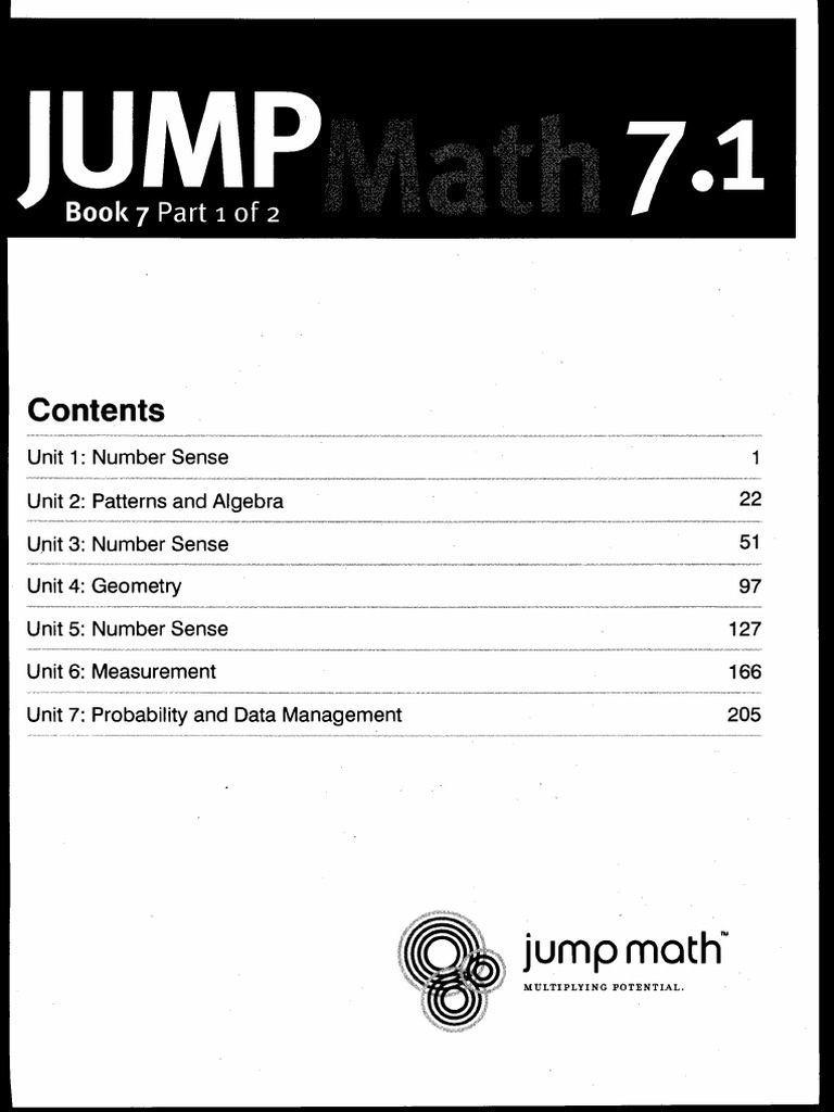 Jump Math Book 7: Number Operations | PDF | Multiplication
