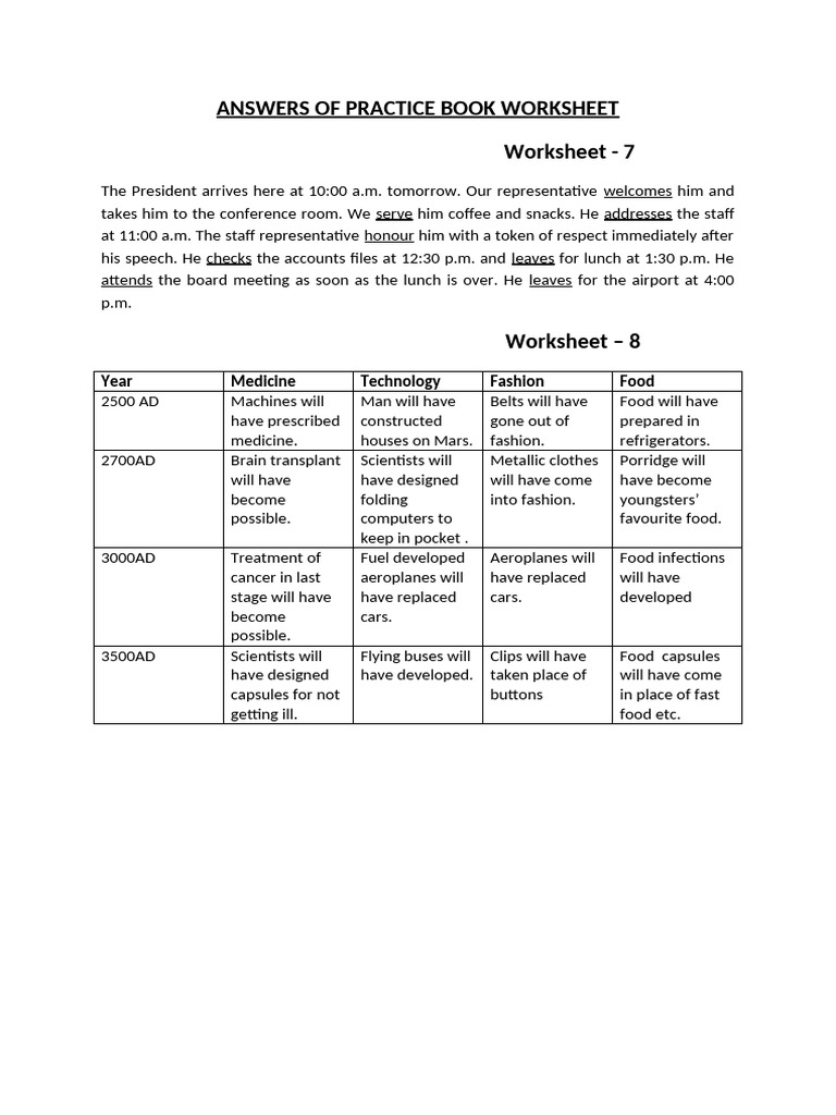 Practice Book Worksheet Answers | PDF | Chess Openings | Chess Theory