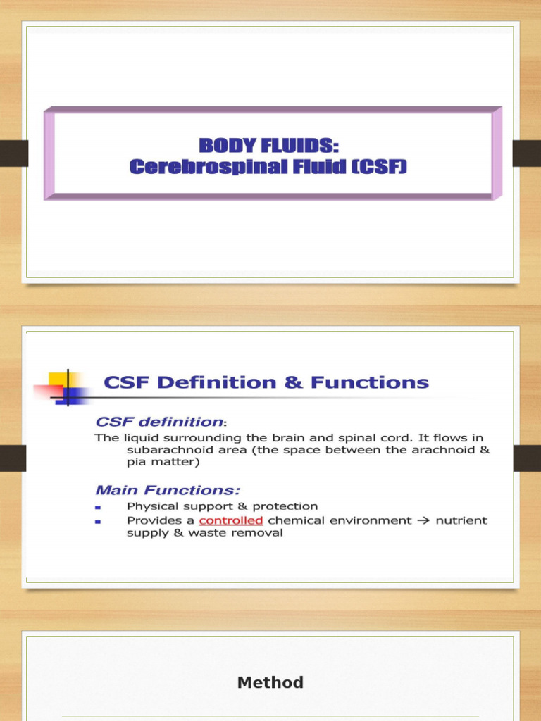 CSF 2023 But Editing Will Be Done | PDF | Meningitis | Cerebrospinal Fluid