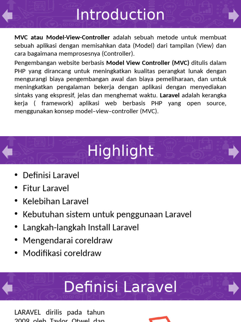 Panduan Lengkap Laravel MVC PHP | PDF