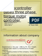 Microcontroller Based Three Phase Torque Motor Controller: Click To Edit Master Subtitle Style