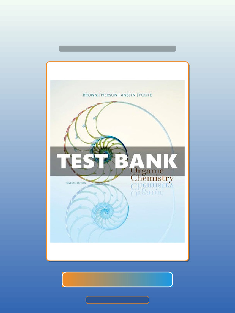 Organic Chemistry 7th Edition Brown Ebook and TestBank Bundle Download ...