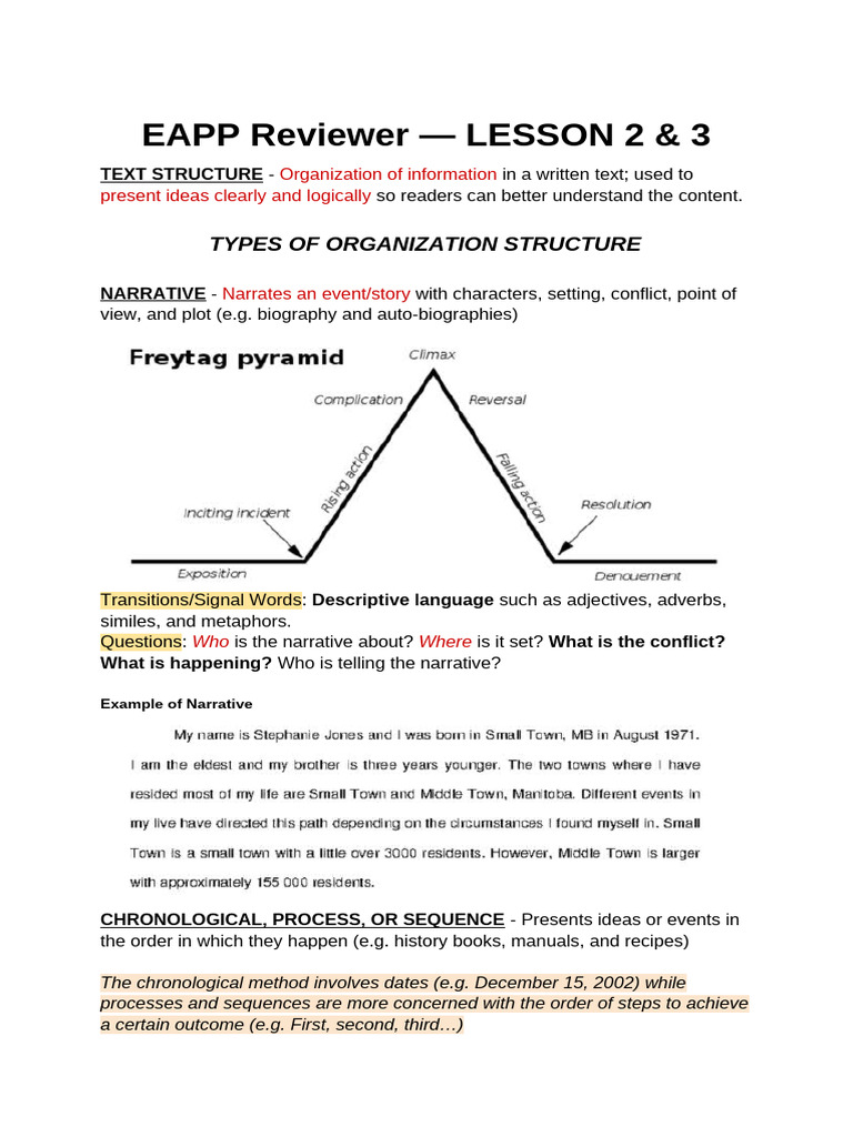 Understanding Text Structures in Writing | PDF | Essays | Narrative