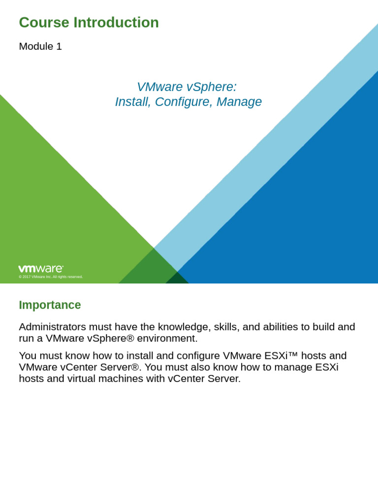 VMware vSphere Installation and Management | PDF | Computing | Computer ...