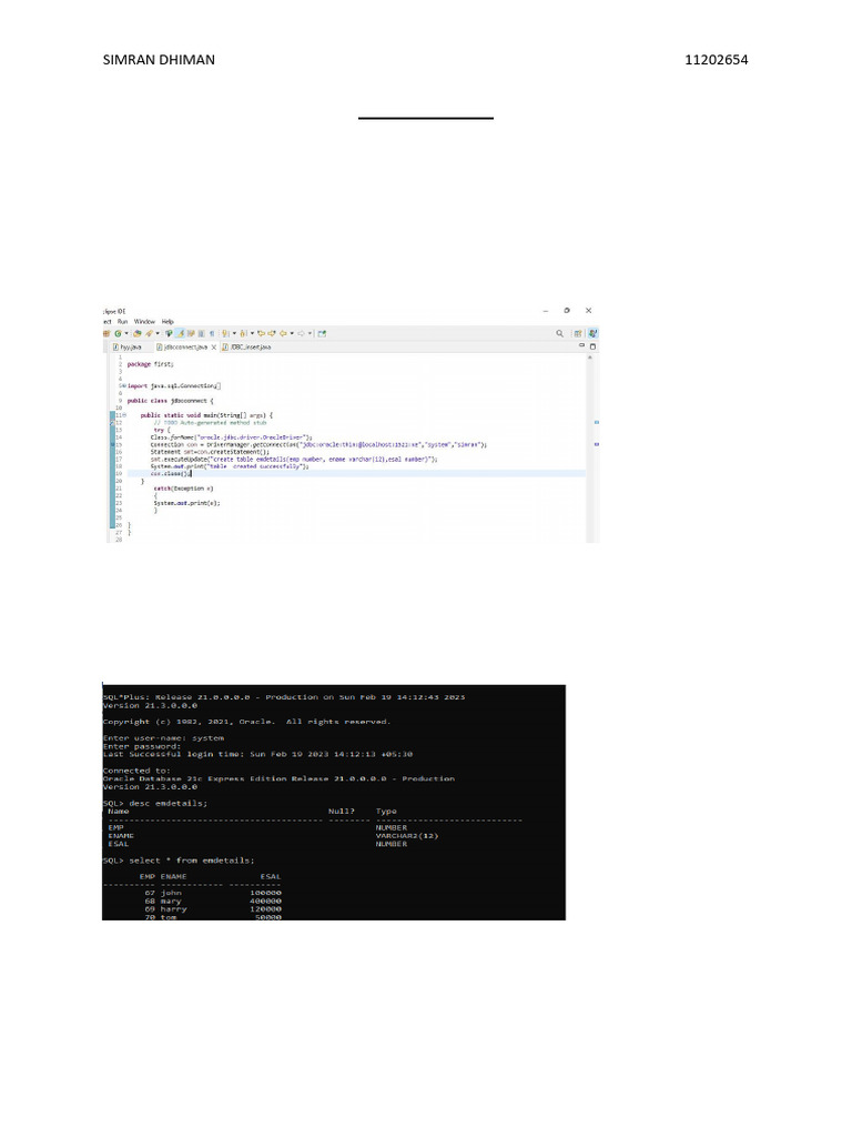 Java Employee CRUD Operations Guide | PDF