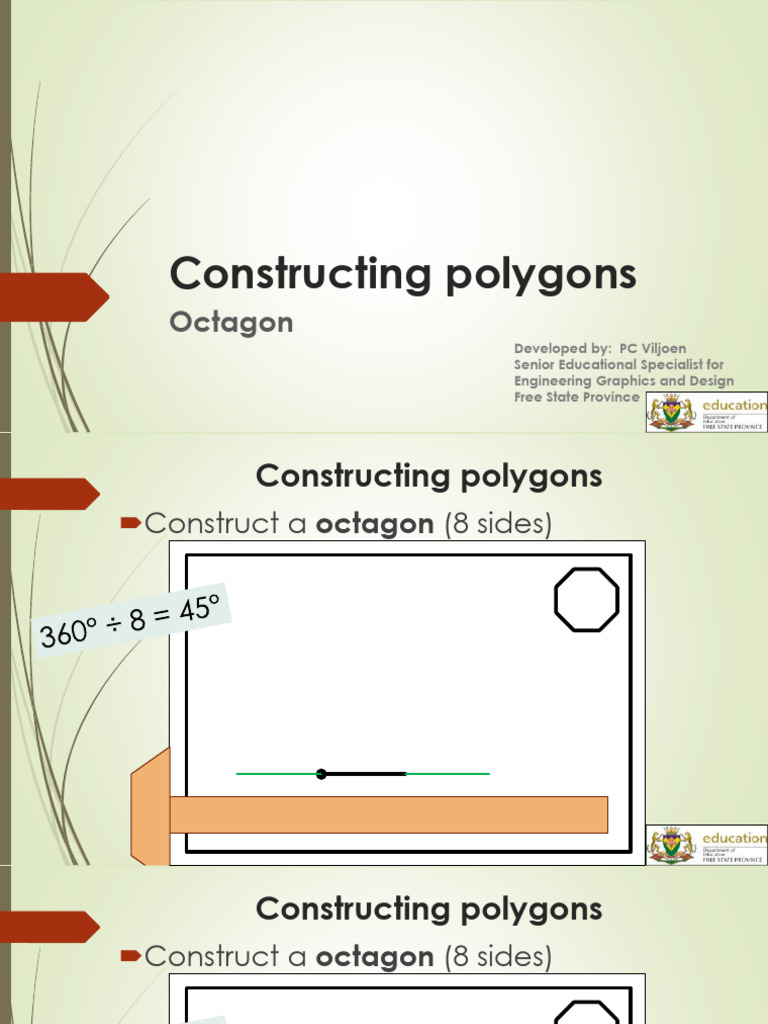 Octagon Construction Techniques | PDF