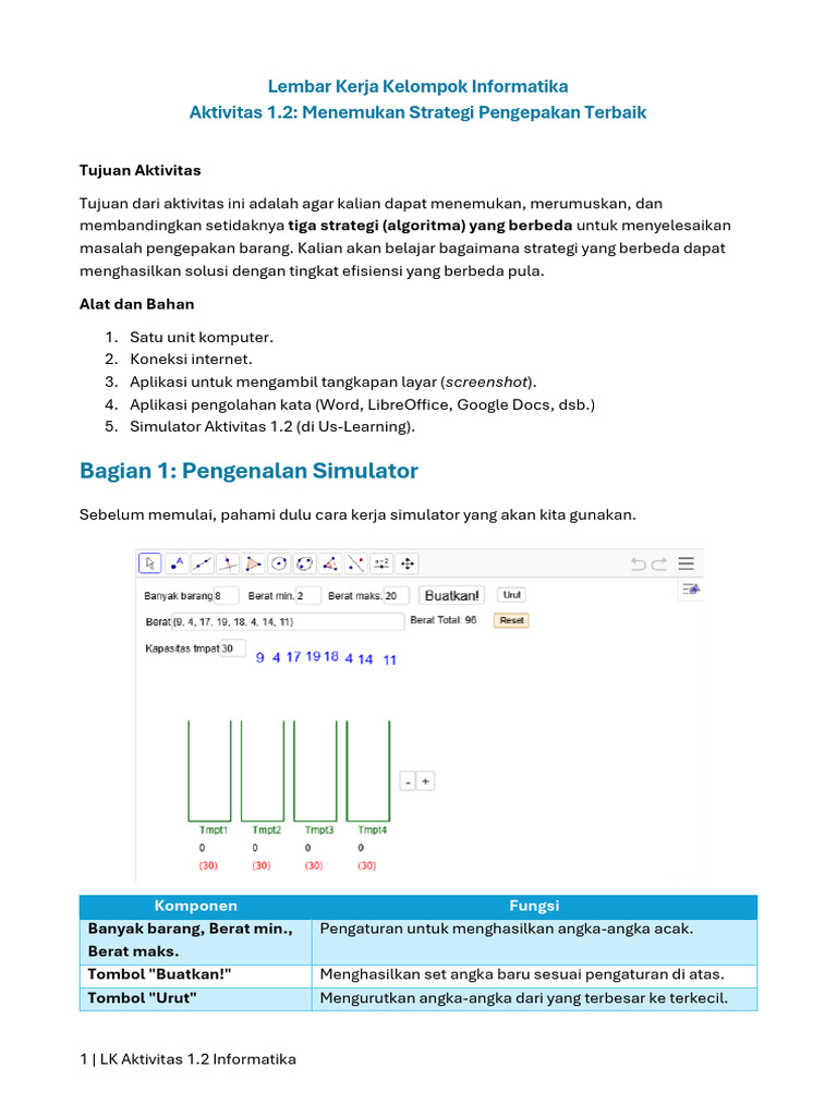 Strategi Pengepakan Efisien Informatika | PDF