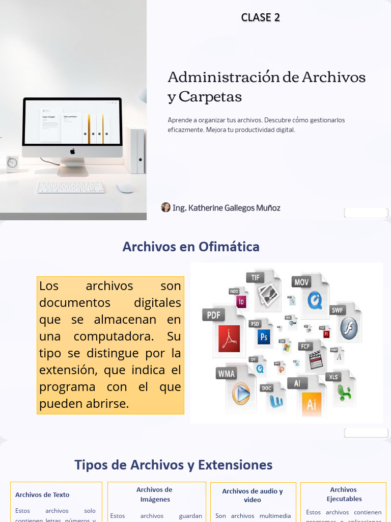 Clase 2 de Ofimatica | PDF | Archivo de computadora | Informática