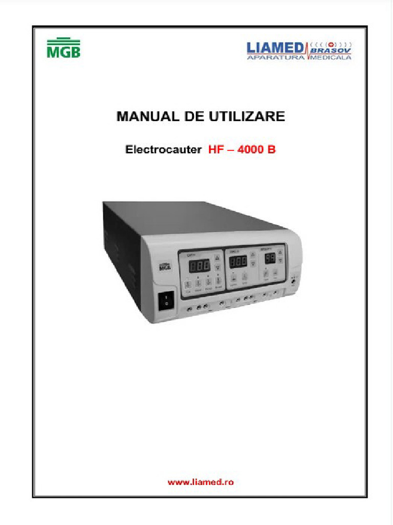 Liamed - MGB HF-4000B Manual | PDF