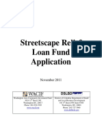 Streetscape Relief Loan Fund Application