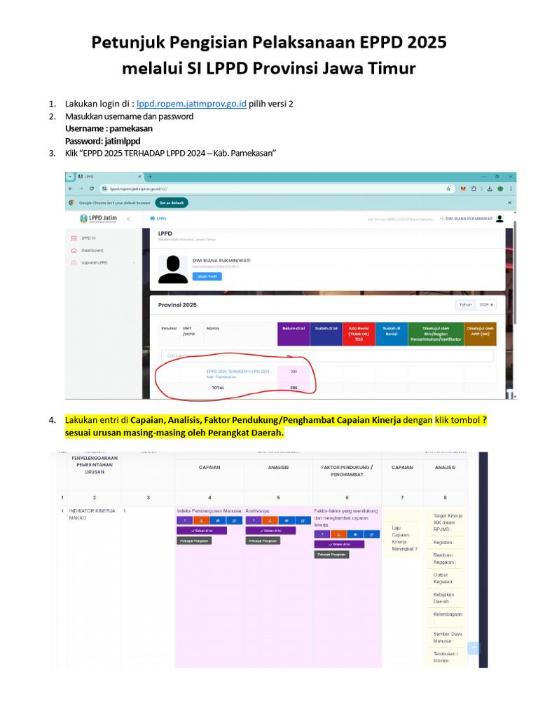 Panduan EPPD 2025 untuk OPD Jatim | PDF