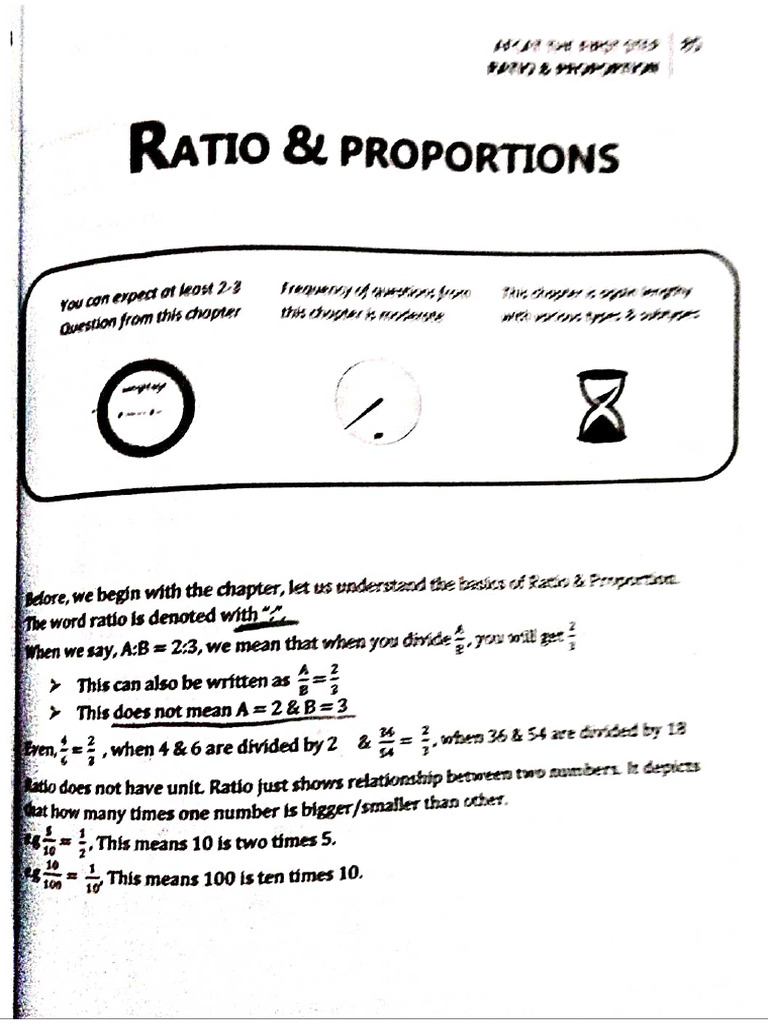 Basic Arithmetics - Ratio & Proportion For IB ACIO 2025 | PDF