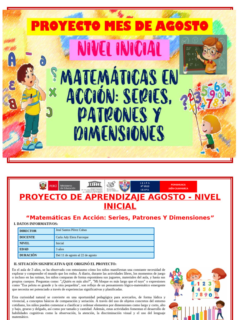 Desarrollo Matemático en Niños de 3 Años | PDF | Aprendizaje | Pensamiento