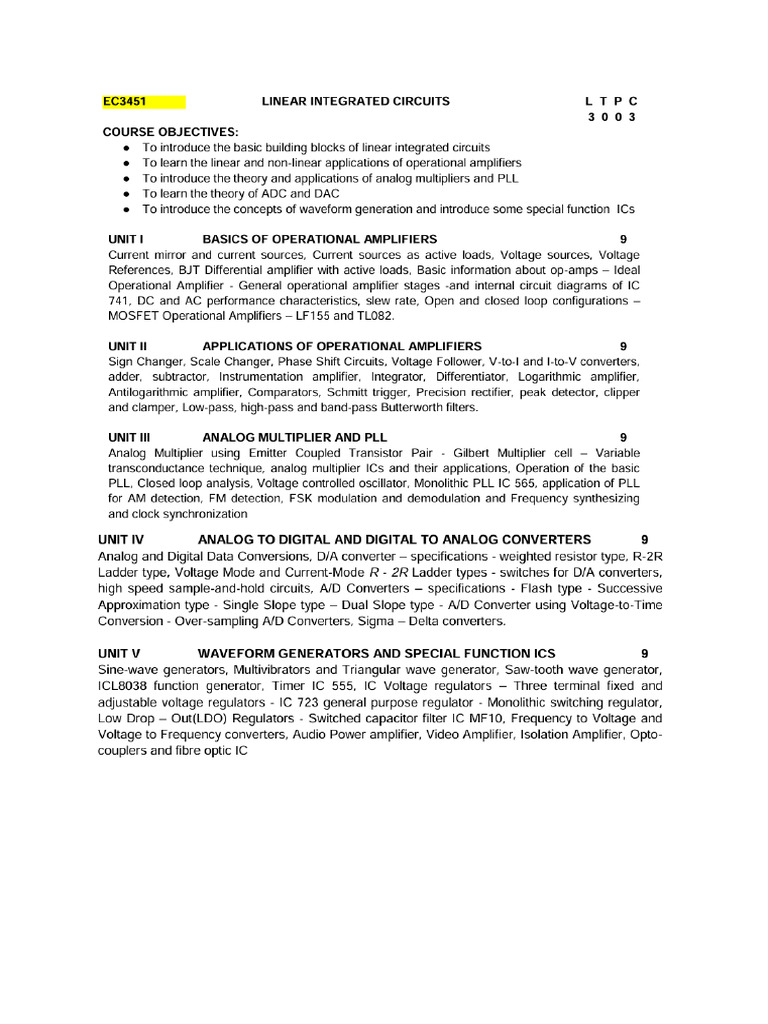 Lic Syllabus | PDF