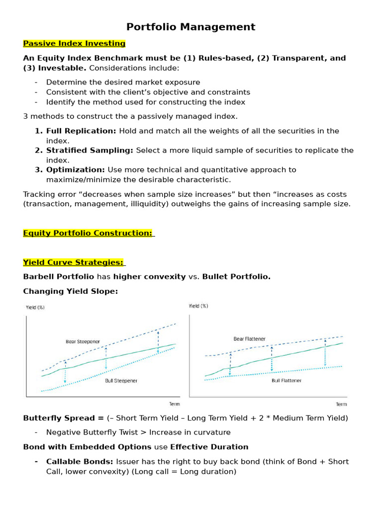 Portfolio Management Strategies Explained | PDF | Credit Default Swap ...