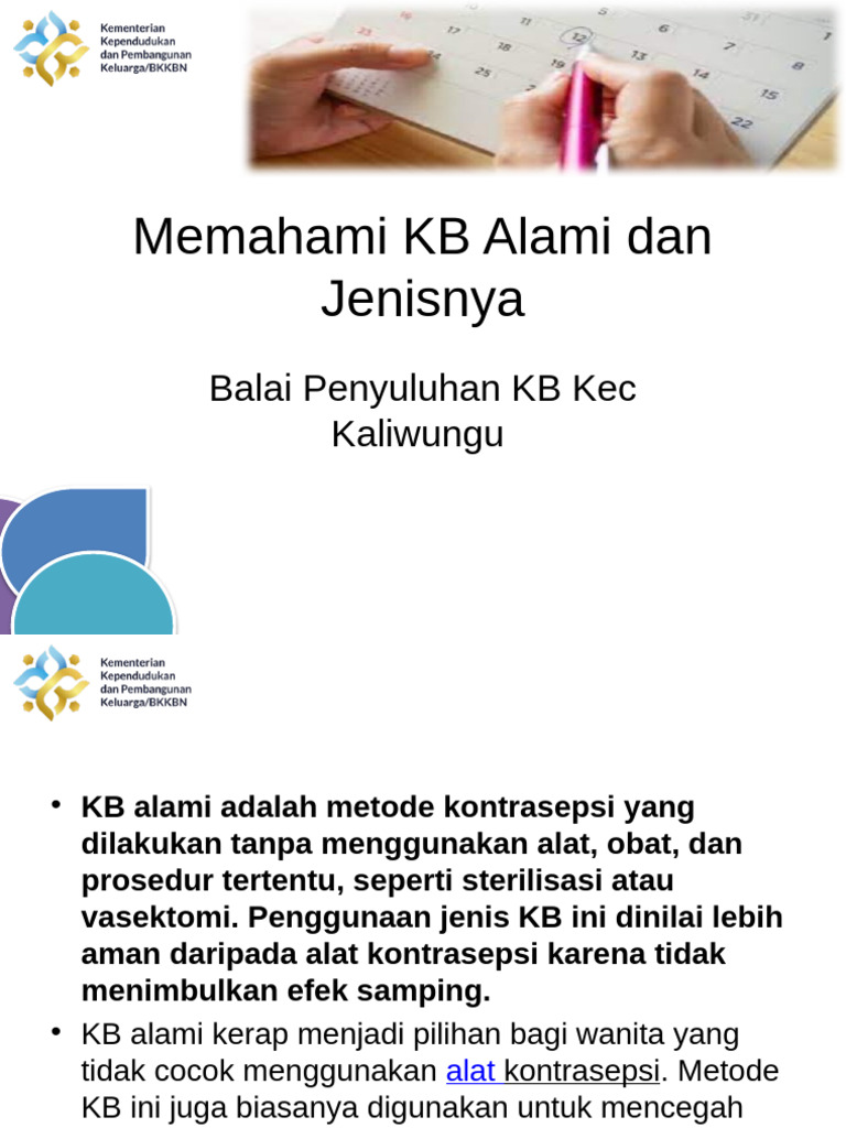 Memahami Metode KB Alami dan Jenisnya | PDF