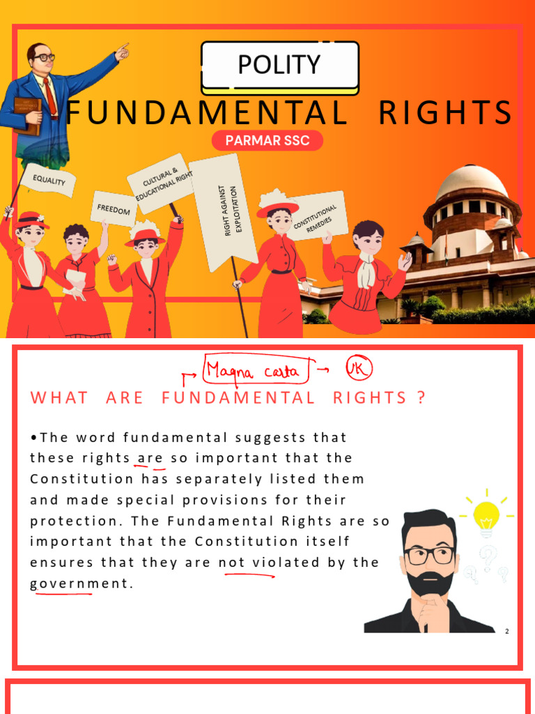 Fundamental Rights Complete | PDF | Habeas Corpus | Writ Of Prohibition
