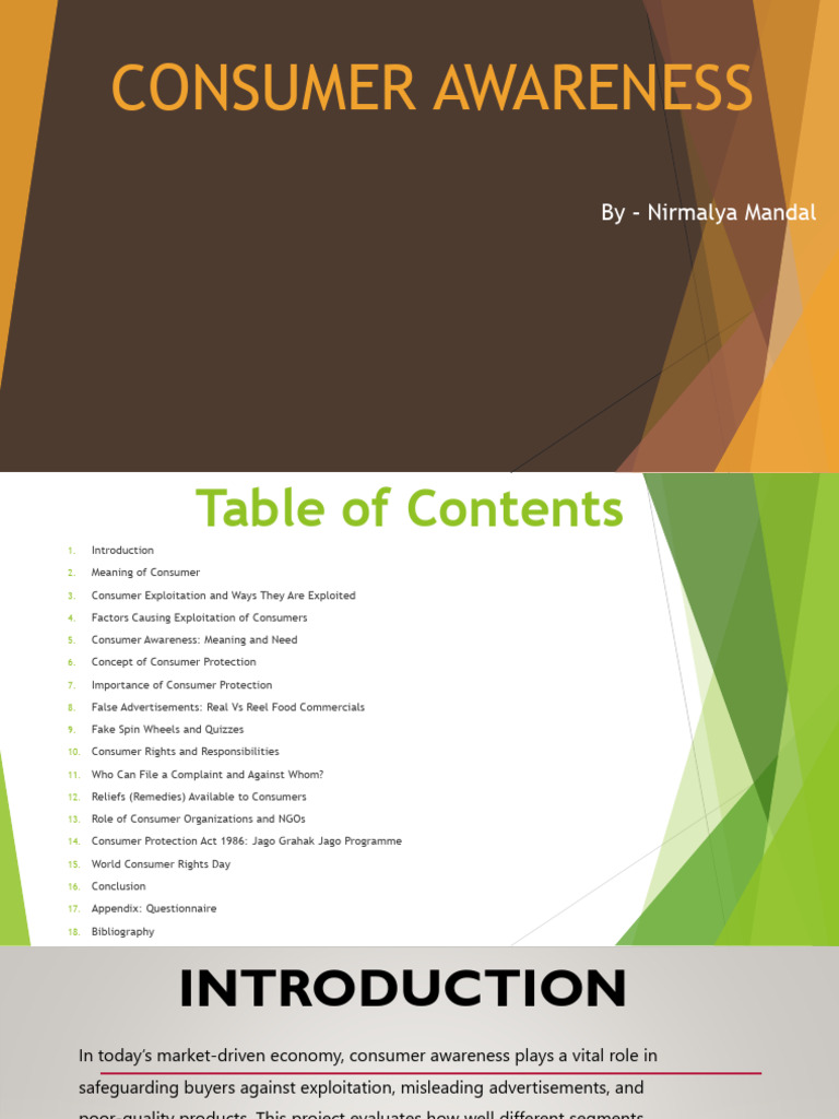 Consumer Awareness and Rights Guide | PDF | Consumer Protection | False ...