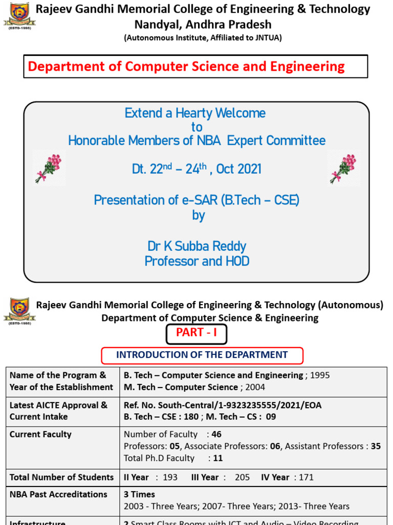 CSE Department Overview and Achievements | PDF | Computer Programming ...