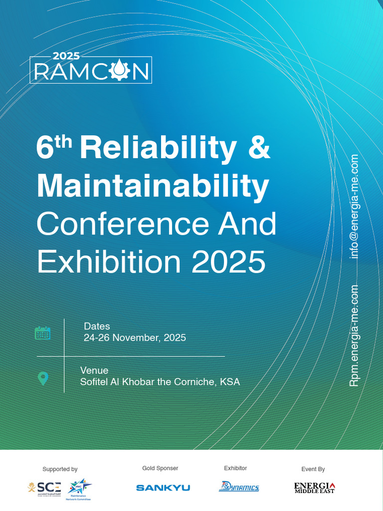 Reliability & Maintainability Conference 2025 | PDF | Reliability ...