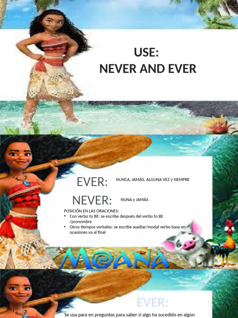 Uso de "Never" y "Ever" en inglés | PDF