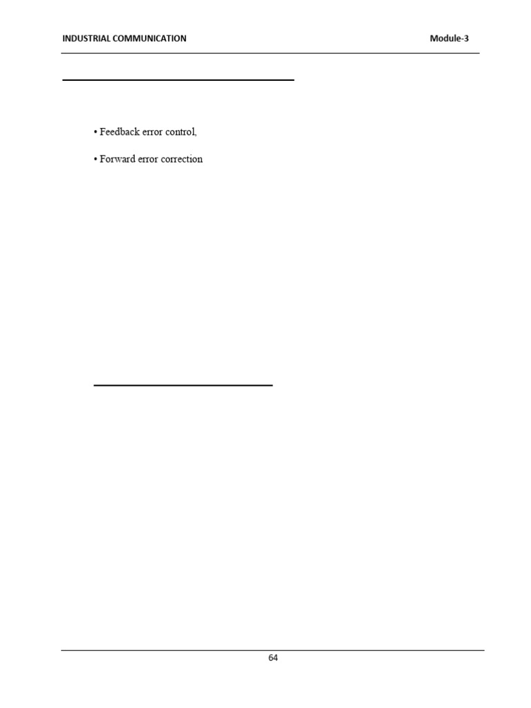 Error Detection and Correction in Communication | PDF | Error Detection ...