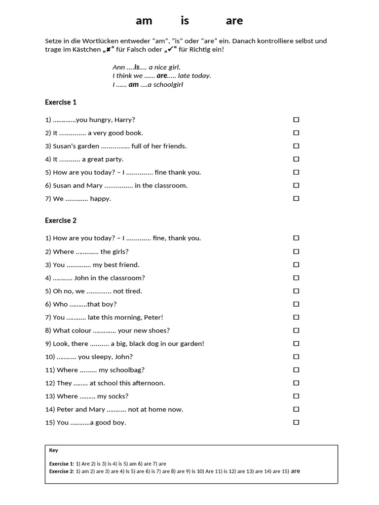 Fill-in-the-Blank Verb Exercises | PDF
