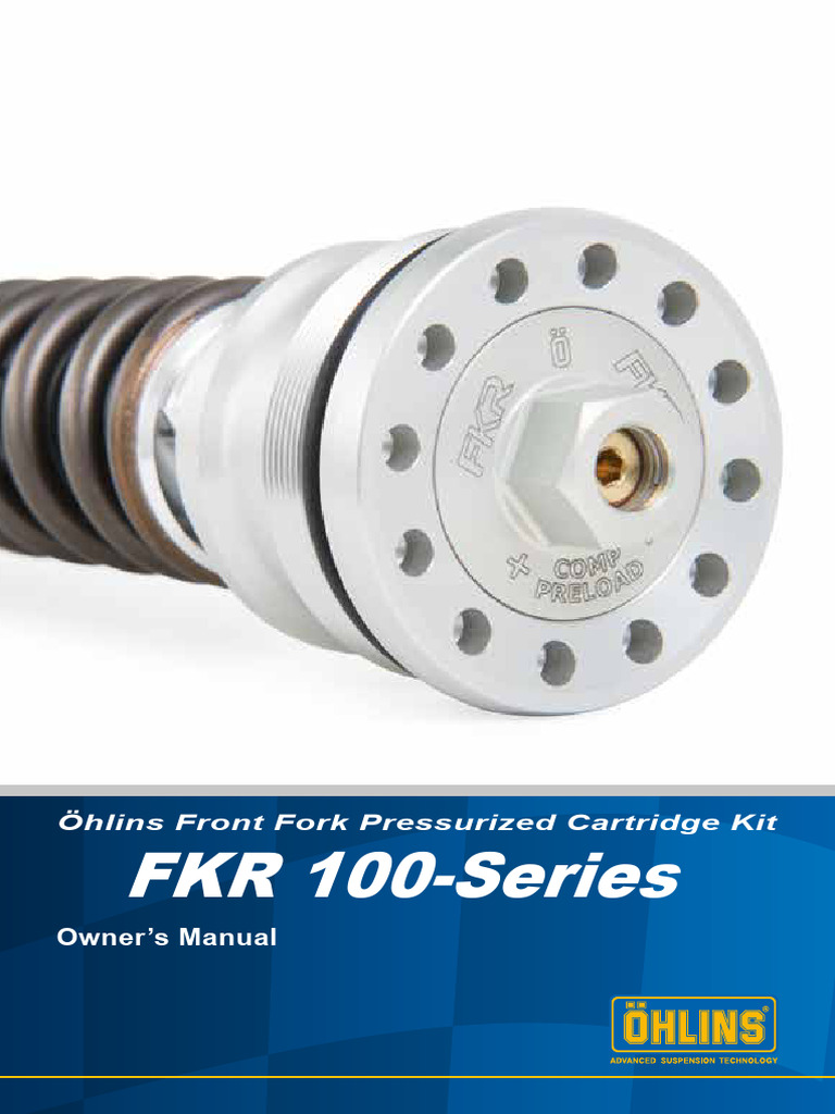 Öhlins FKR 100-Series Manual | PDF | Valve | Piston