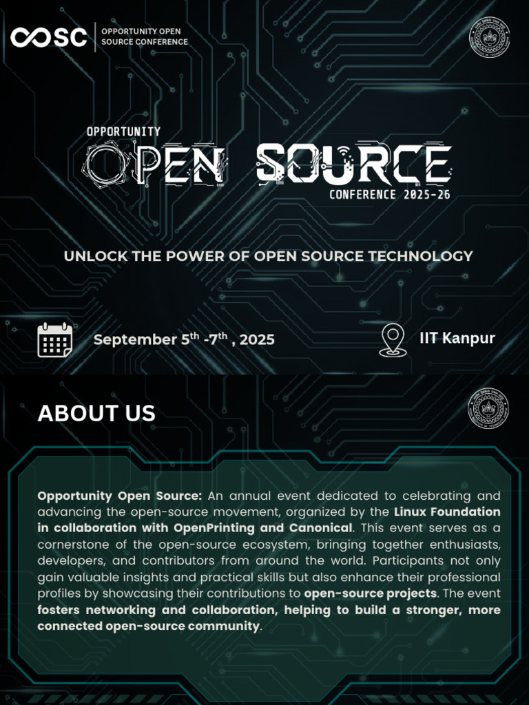Open Source Conference 2025 at IIT Kanpur | PDF | Internet Of Things ...