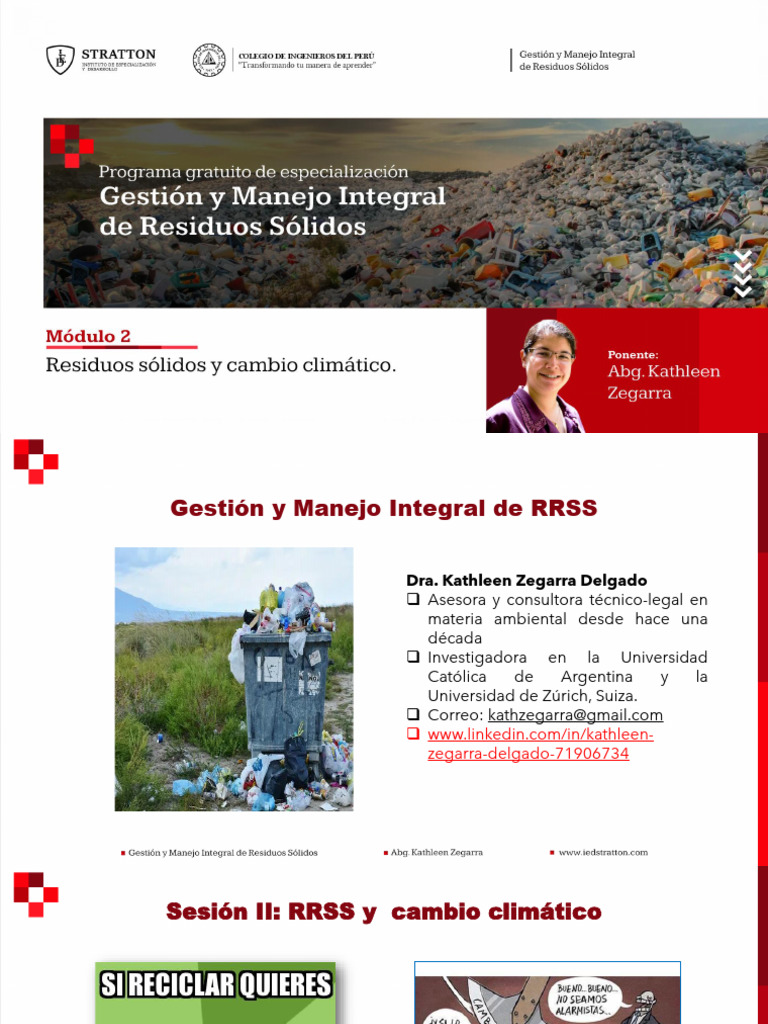 MÓDULO 02 - Gestión y Manejo Integral de Residuos Sólidos | PDF ...