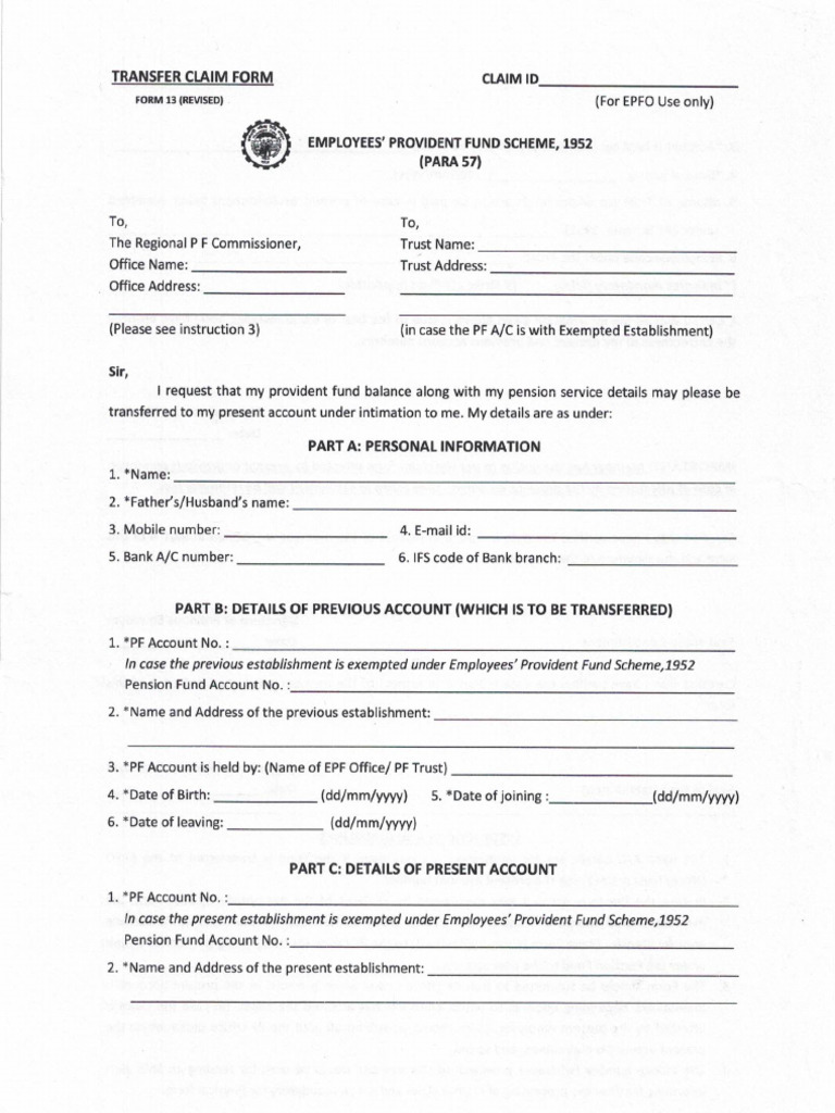 Revised Form 13 | PDF