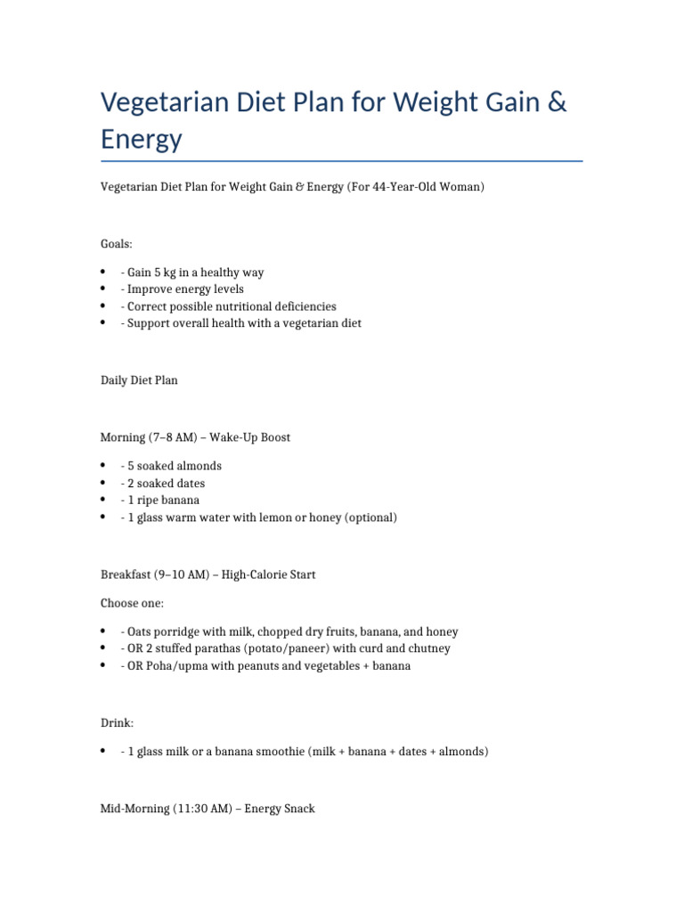 Thonon Diat Plan Vegetarisch Pdf