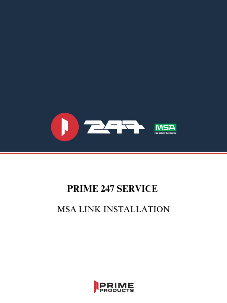 MSA Link Installation Guide | PDF